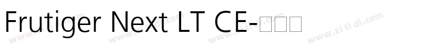 Frutiger Next LT CE字体转换